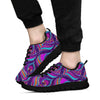 Bohemian Purple Pattern Print Sneaker Shoes For Men Women-grizzshop