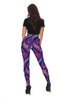 Bohemian Purple Pattern Print Women Leggings-grizzshop