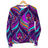 Bohemian Purple Pattern Print Women's Sweatshirt-grizzshop