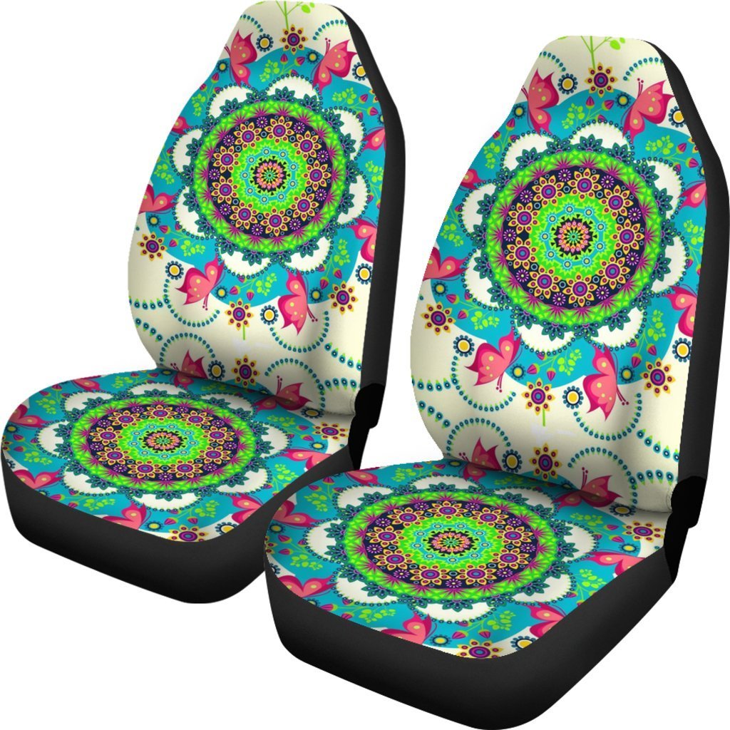 Bohemian Round Style Universal Fit Car Seat Covers-grizzshop