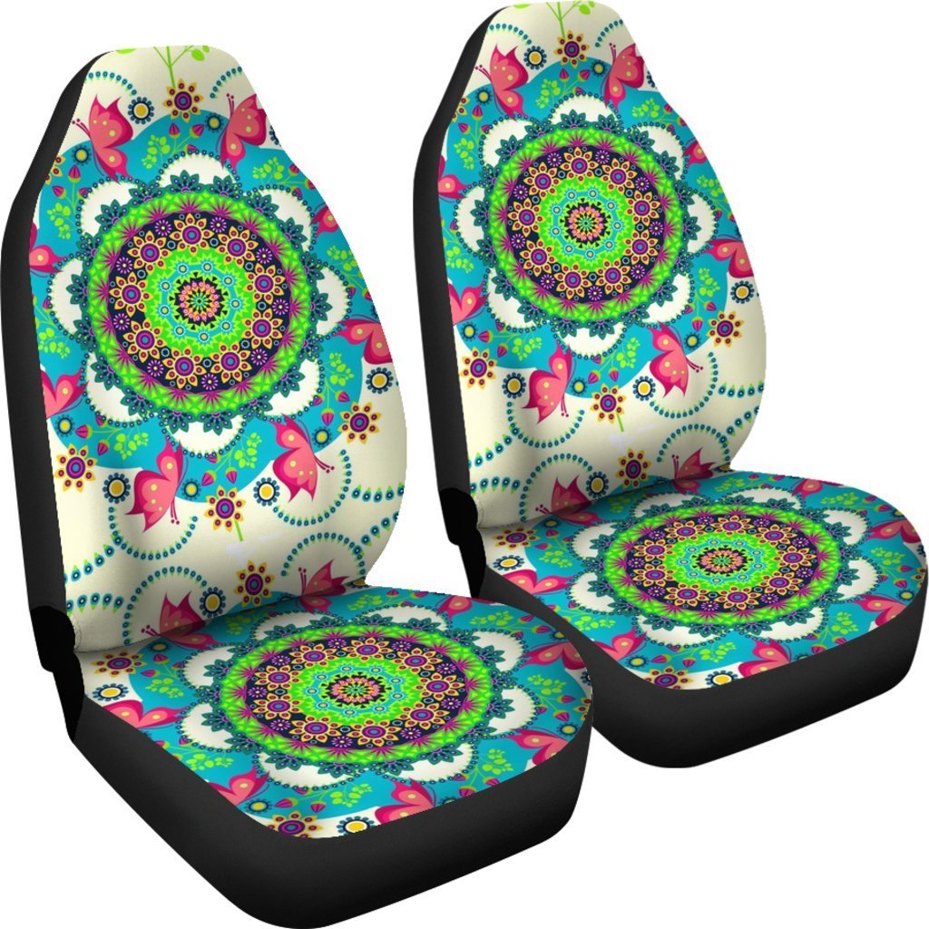 Bohemian Round Style Universal Fit Car Seat Covers-grizzshop