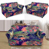 Bohemian Tiger Pattern Print Loveseat Cover-grizzshop