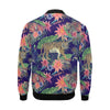 Bohemian Tiger Pattern Print Men's Bomber Jacket-grizzshop