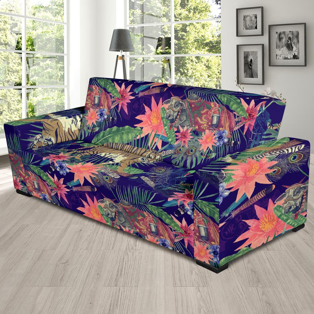 Bohemian Tiger Pattern Print Sofa Covers-grizzshop