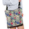 Bohemian White Tiger Pattern Print Crossbody Bags-grizzshop