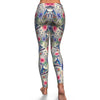 Bohemian White Tiger Pattern Print Pattern Women Leggings-grizzshop