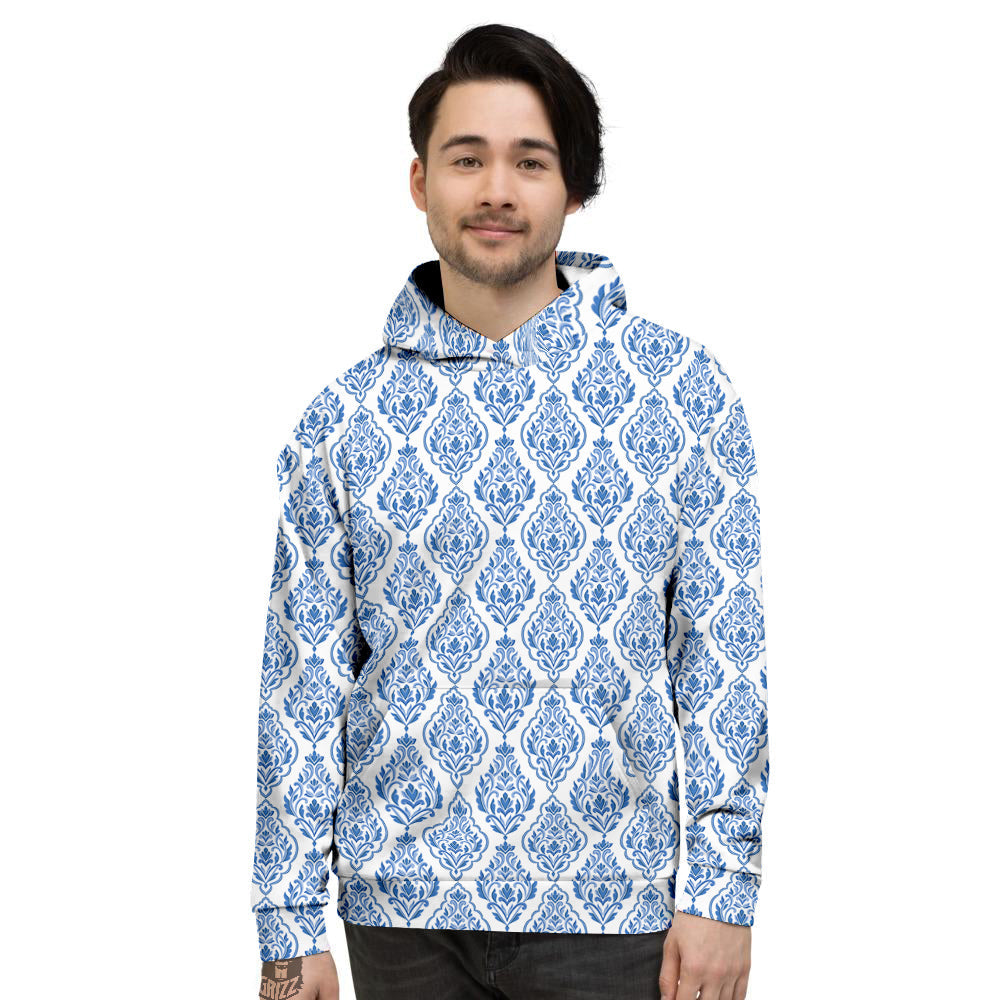 Boho Damask Print Pattern Men s Hoodie