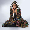 Boho Peacock Dream Catcher Feather Hooded Blanket-grizzshop