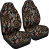 Boho Peacock Dream Catcher Feather Universal Fit Car Seat Cover-grizzshop