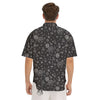 Bolts and Mechanic Nuts Print Pattern Men's Short Sleeve Shirts-grizzshop