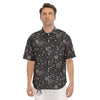 Bolts and Mechanic Nuts Print Pattern Men's Short Sleeve Shirts-grizzshop