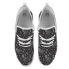 Bolts and Mechanic Nuts Print Pattern White Athletic Shoes-grizzshop