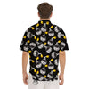 Bomb And Fire Print Pattern Men's Short Sleeve Shirts-grizzshop