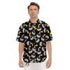 Bomb And Fire Print Pattern Men's Short Sleeve Shirts-grizzshop