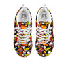 Bomb Boom Comic Graffiti Print Pattern White Sneaker-grizzshop