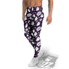 Boo Cute Ghost Print Pattern Men's Leggings-grizzshop