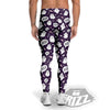 Boo Cute Ghost Print Pattern Men's Leggings-grizzshop