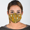 Book Lover Library Librarian Pattern Print Face Mask-grizzshop