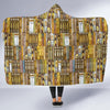 Book Lover Library Librarian Pattern Print Hooded Blanket-grizzshop