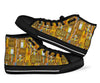 Book Lover Library Librarian Pattern Print Men Women's High Top Shoes-grizzshop