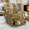 Book Lover Library Librarian Pattern Print Recliner Cover-grizzshop