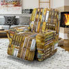 Book Lover Library Librarian Pattern Print Recliner Cover-grizzshop