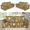 Book Lover Library Librarian Pattern Print Sofa Covers-grizzshop