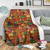 Book Lover Library Librarian Print Pattern Blanket-grizzshop