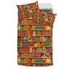 Book Lover Library Librarian Print Pattern Duvet Cover Bedding Set-grizzshop