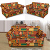 Book Lover Library Librarian Print Pattern Loveseat Cover-grizzshop