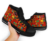 Book Lover Library Librarian Print Pattern Men Women's High Top Shoes-grizzshop