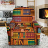 Book Lover Library Librarian Print Pattern Recliner Cover-grizzshop