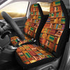 Load image into Gallery viewer, Book Lover Library Librarian Print Pattern Universal Fit Car Seat Cover-grizzshop