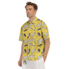 Books Pop Art Print Pattern Men's Short Sleeve Shirts-grizzshop