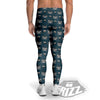 Boombox And Cassette Tape Print Pattern Men's Leggings-grizzshop