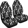 Boston Terrier Face Universal Fit Car Seat Covers-grizzshop