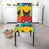 Boston Terrier Pattern Print Chair Cover-grizzshop