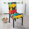 Boston Terrier Pattern Print Chair Cover-grizzshop