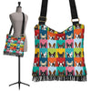 Boston Terrier Pattern Print Crossbody Bags-grizzshop