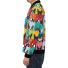 Boston Terrier Pattern Print Men's Bomber Jacket-grizzshop