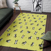 Boston Terrier Paw Pattern Print Floor Mat-grizzshop