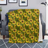 Botanical Sunflower Blanket-grizzshop