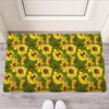 Botanical Sunflower Door Mat-grizzshop