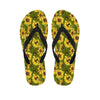 Botanical Sunflower Men's Flip Flops-grizzshop