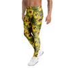 Botanical Sunflower Men's Leggings-grizzshop