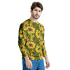 Botanical Sunflower Men's Sweatshirt-grizzshop