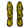 Botanical Sunflower Muay Thai Shin Guard-grizzshop