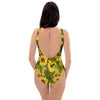 Botanical Sunflower One Piece Swimsuite-grizzshop