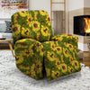 Botanical Sunflower Recliner Cover-grizzshop