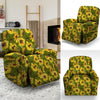 Botanical Sunflower Recliner Cover-grizzshop